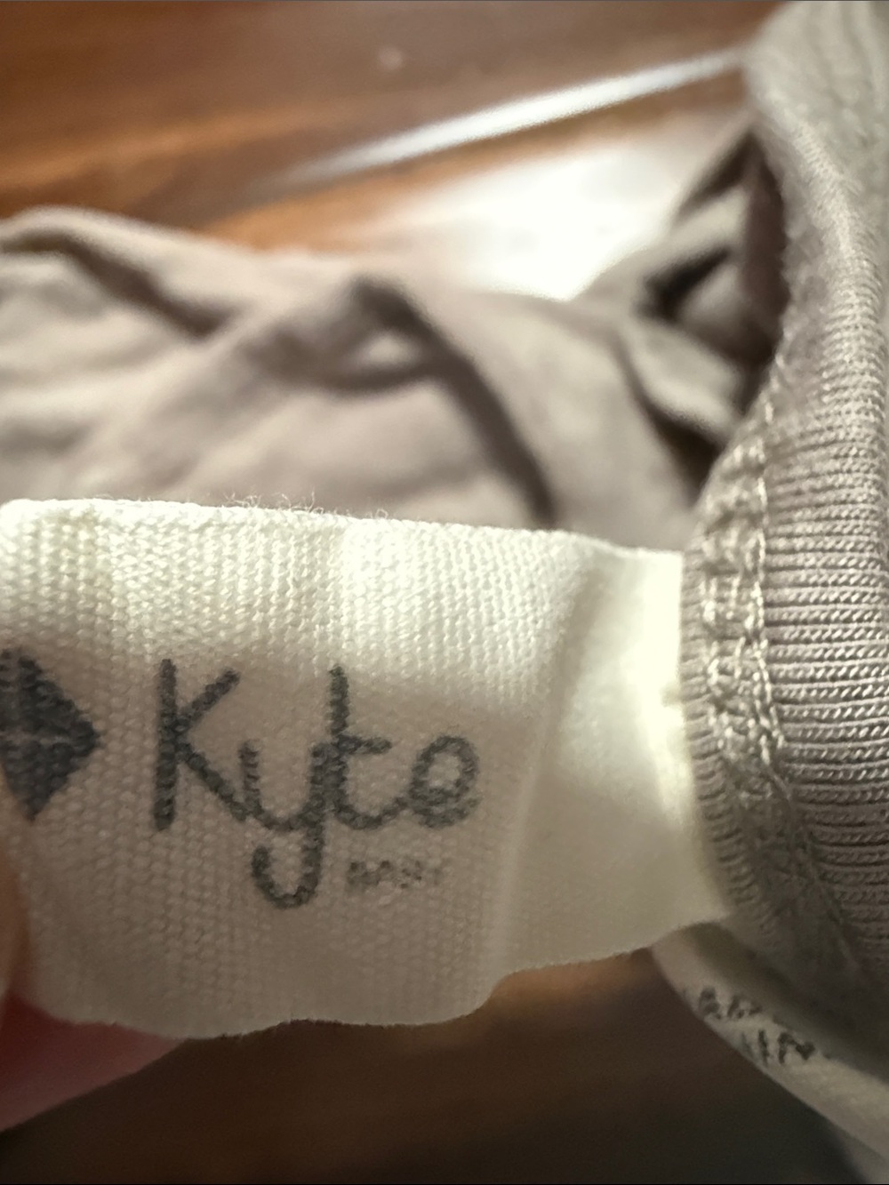Kyte BABY Short-Sleeve One-Piece in Light Gray - Picture 3 of 4